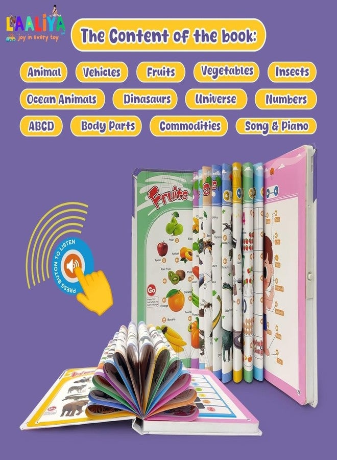 كتاب لاليا لتعليم أصوات الكلمات الإنجليزية للأطفال | ١٣ موضوعًا تعليميًا مع أكثر من ٣٠٠ كلمة | كتاب تفاعلي ناطق بأصوات حقيقية | كتاب ألعاب تعليمي للأطفال الصغار ومرحلة ما قبل المدرسة - Image 3